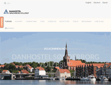 Tablet Screenshot of danhostel-sonderborg-vollerup.dk